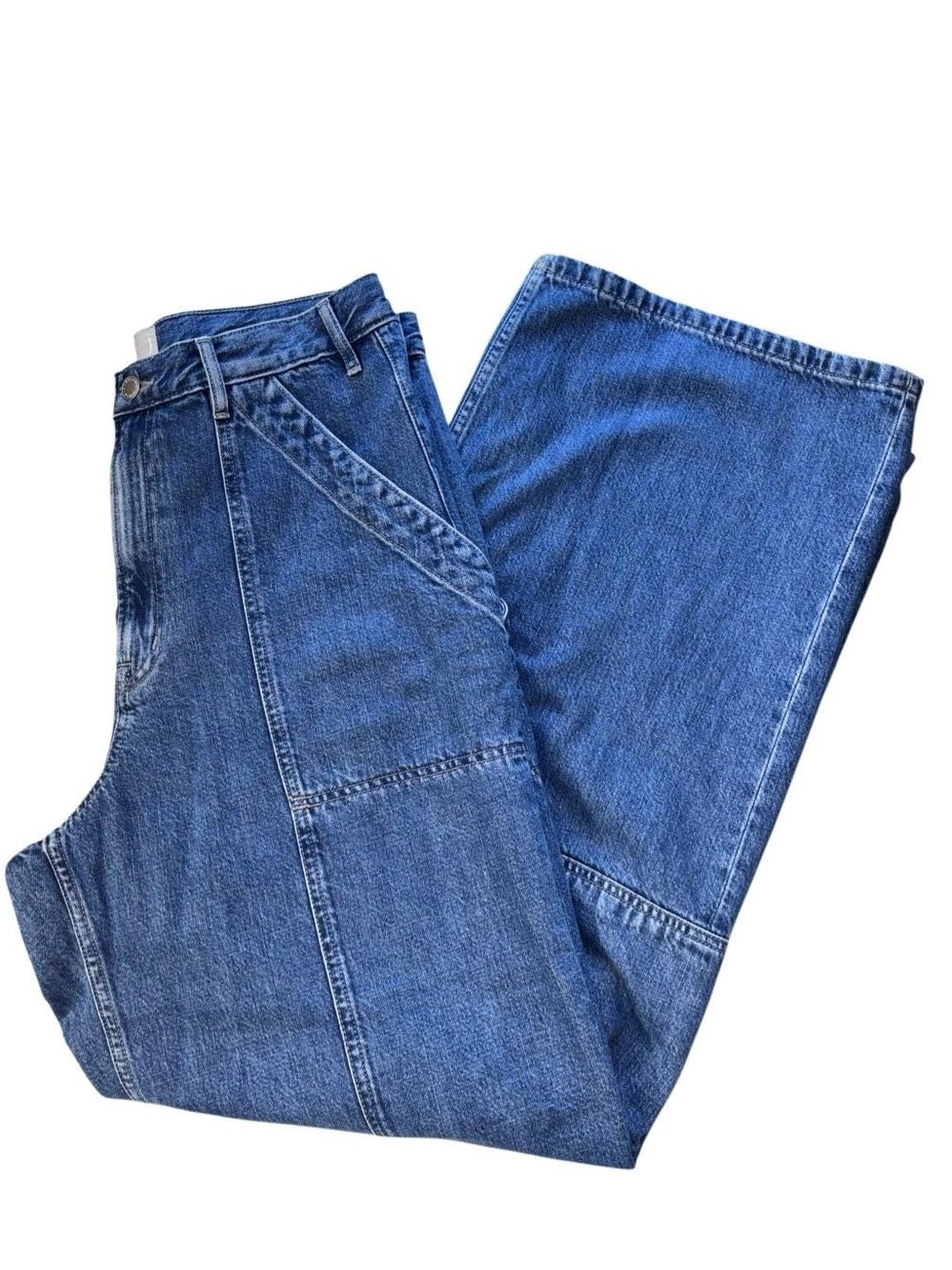 Everlane the carpenter jean medium blue denim wash organic cotton size 30